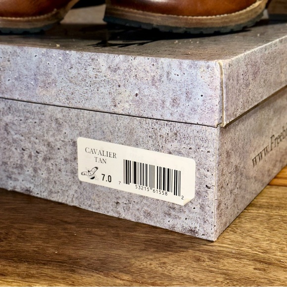 Freebird by Steven “Cavalier” Leather Lace-Up Zip Ankle Boots Size 7 (Tan) - Picture 9 of 9